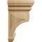 Ekena Millwork 3 1/2"W x 3 3/4"D x 6"H Mini Woodruff Wood Corbel, Cherry CORW03X03X06WFCH - alternate 4